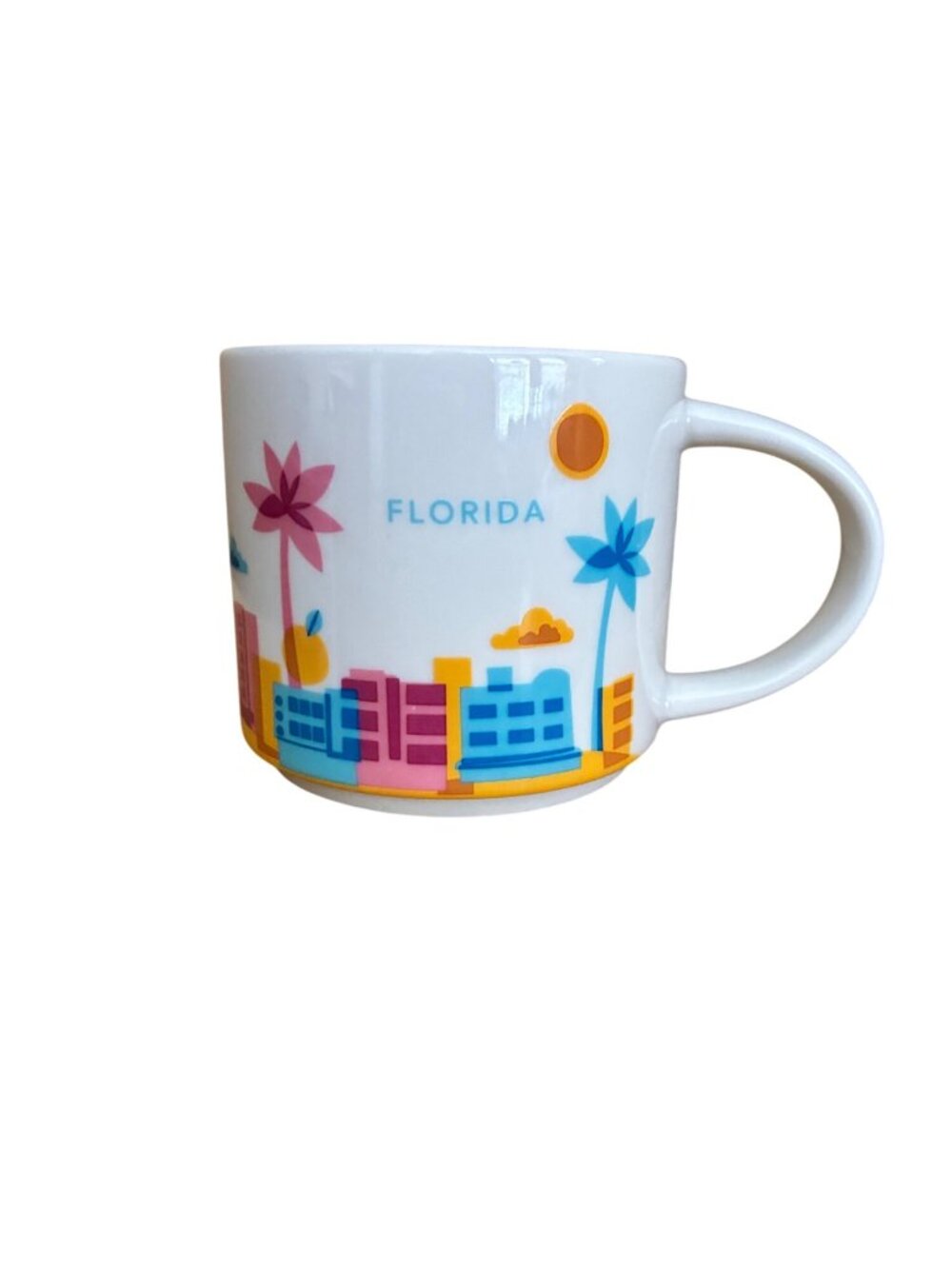 STARBUCKS Collectible Florida Coffee Mug You Are Here Series YAH 14oz